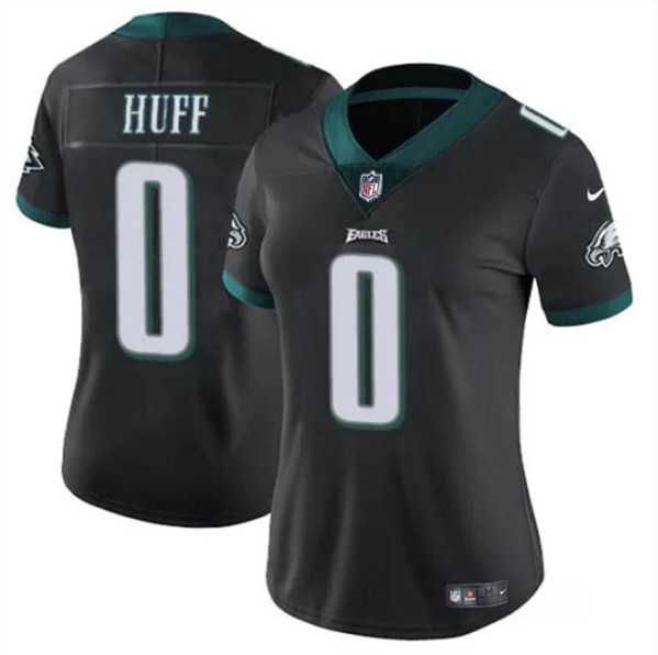 Womens Philadelphia Eagles #0 Bryce Huff Black Vapor Untouchable Limited Football Stitched Jersey Dzhi